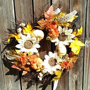 Nwot Harvest Wreath